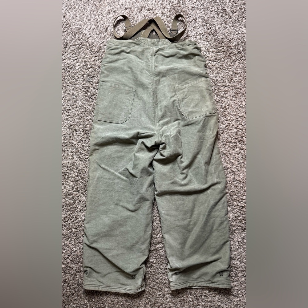 Vintage WW2 us navy overalls-1940s USN Talon zipper 46x19 M missing button #0932 - Picture 11 of 11